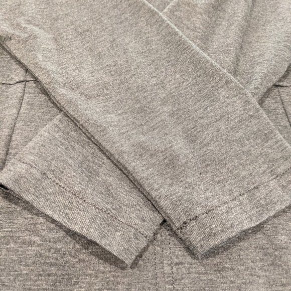 NWT Marina Rinaldi Sport Olivetta long-sleeved gray tailored midi dress, size 22 - Picture 6 of 10